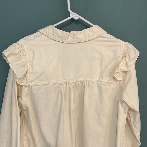 Free People Ruffle Button Up - Picture 4 of 4